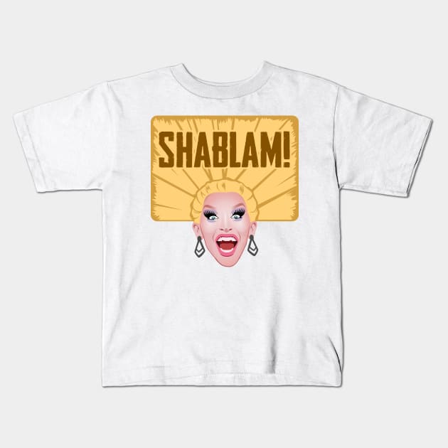 Miz Cracker from Drag Race All Stars Kids T-Shirt by dragover